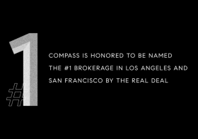 Compass Named #1 Brokerage in San Francisco and Los Angeles 